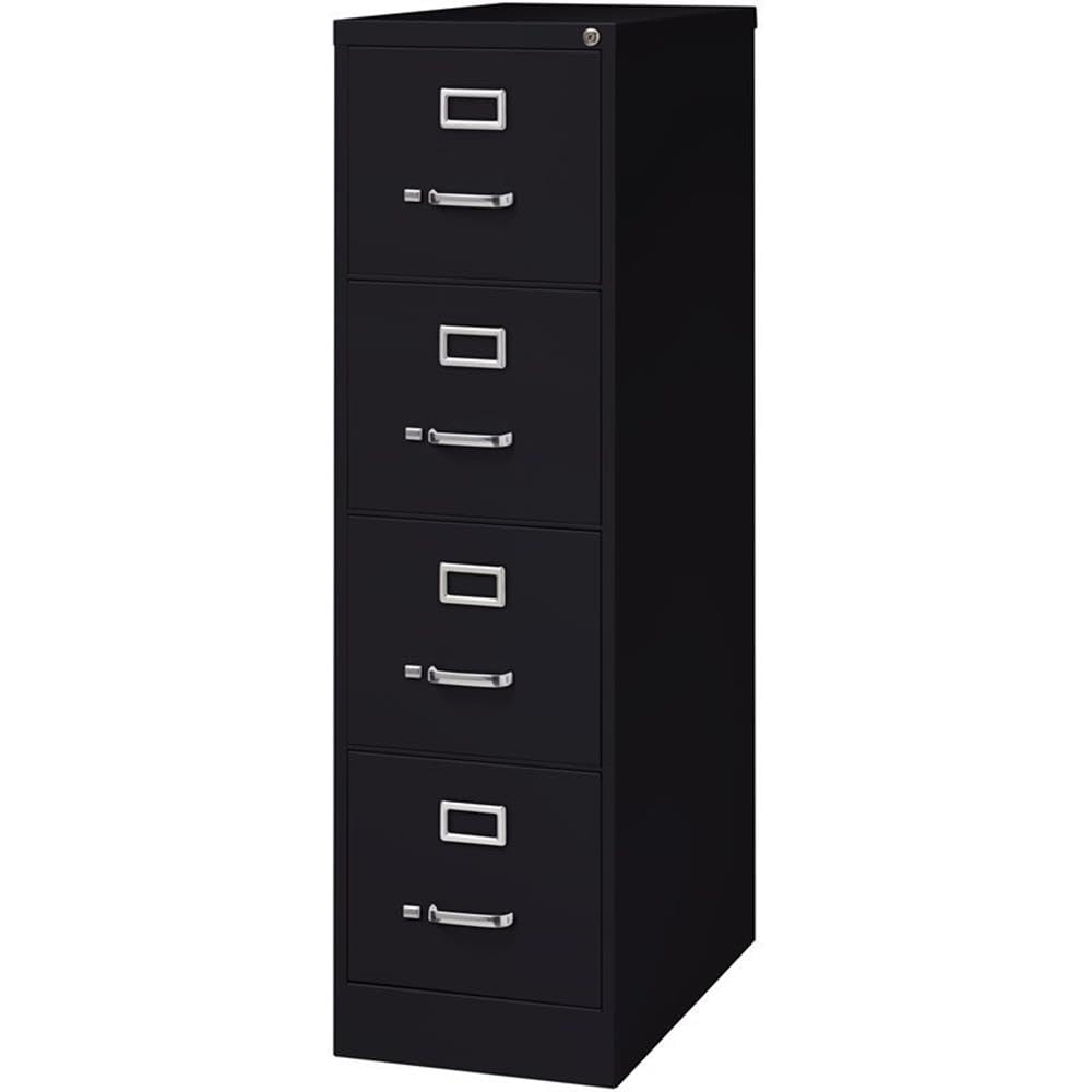 Black 4-Drawer Metal Vertical Filing Cabinet T3528