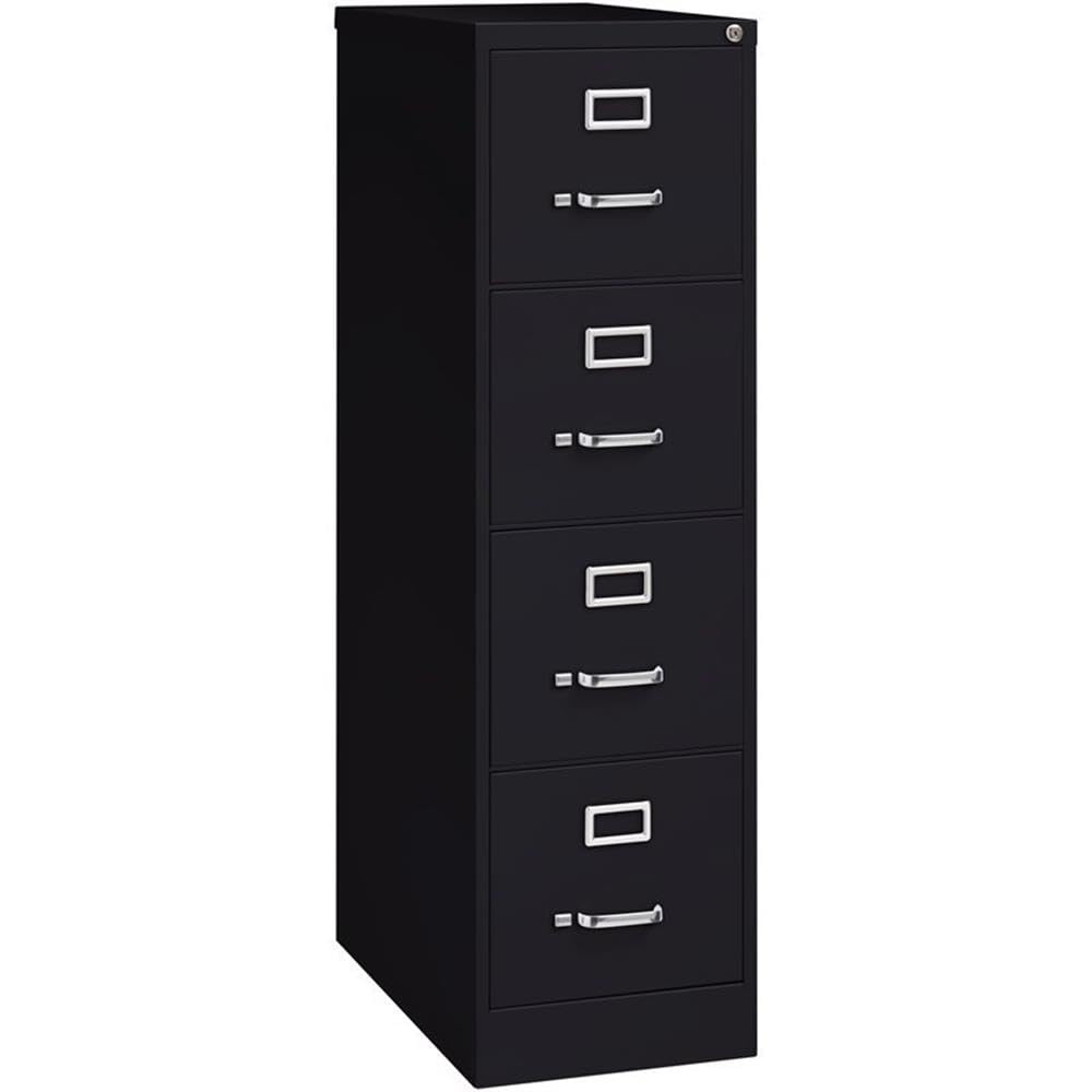 Black 4-Drawer Metal Vertical Filing Cabinet T3528
