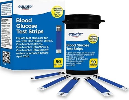 Blood Glucose Test Strips, 50 Count U92921
