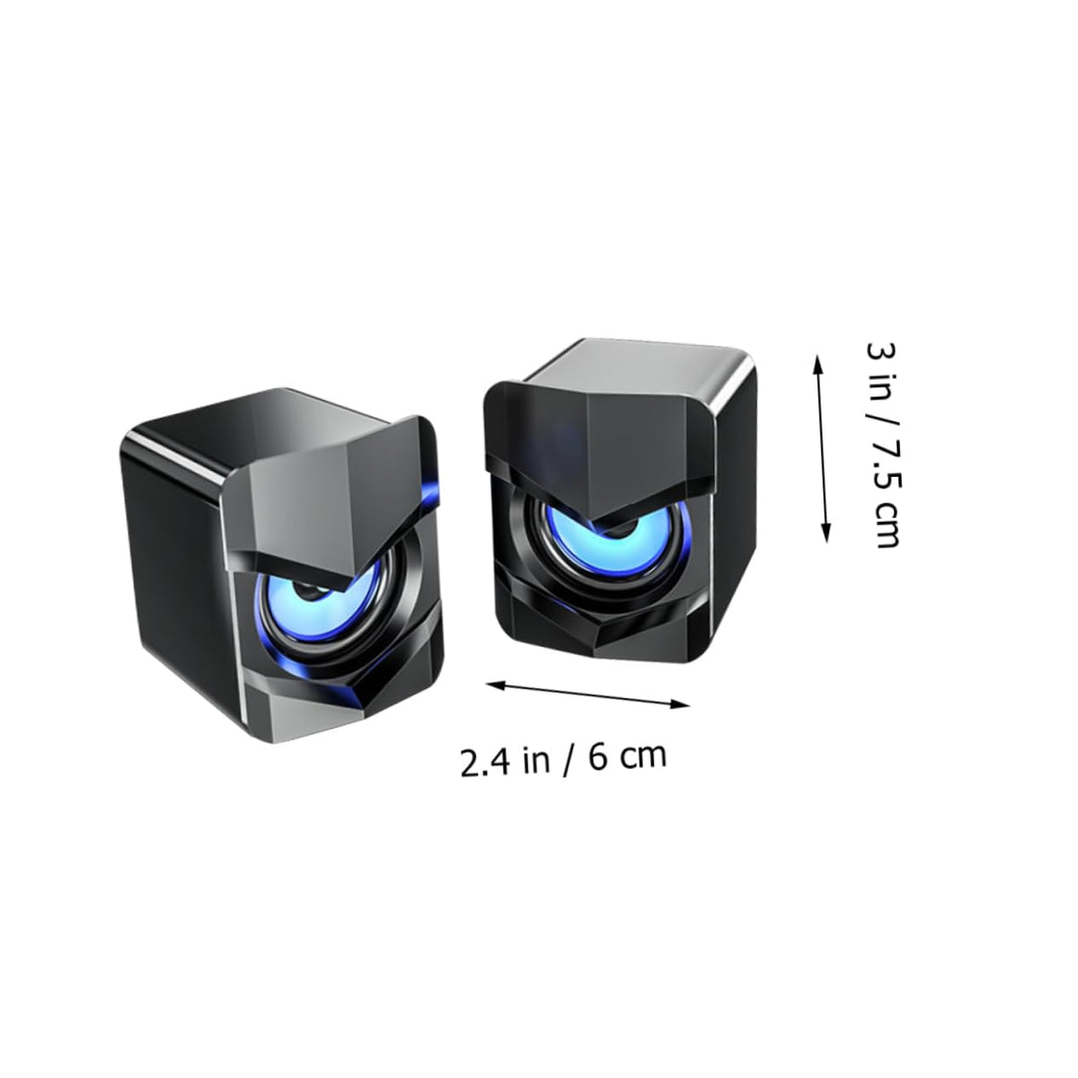 2 Pack Mini Computer Speakers K69272