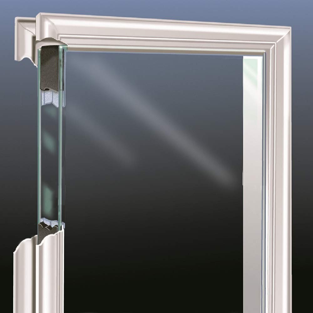 Primed Left Hand Outswing Full Lite Clear Glass Prehung Door S929