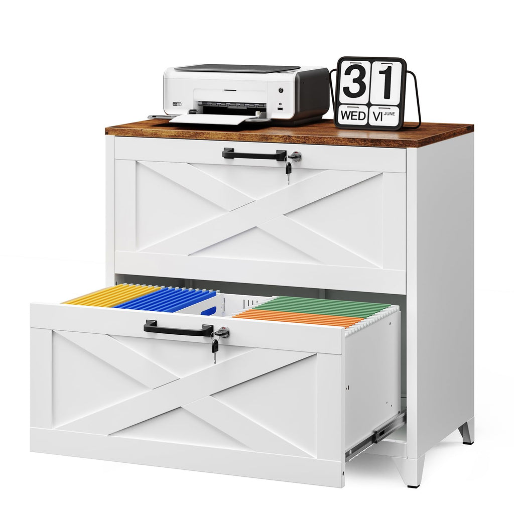 2 Drawer Metal File Cabinet with Lock K888195