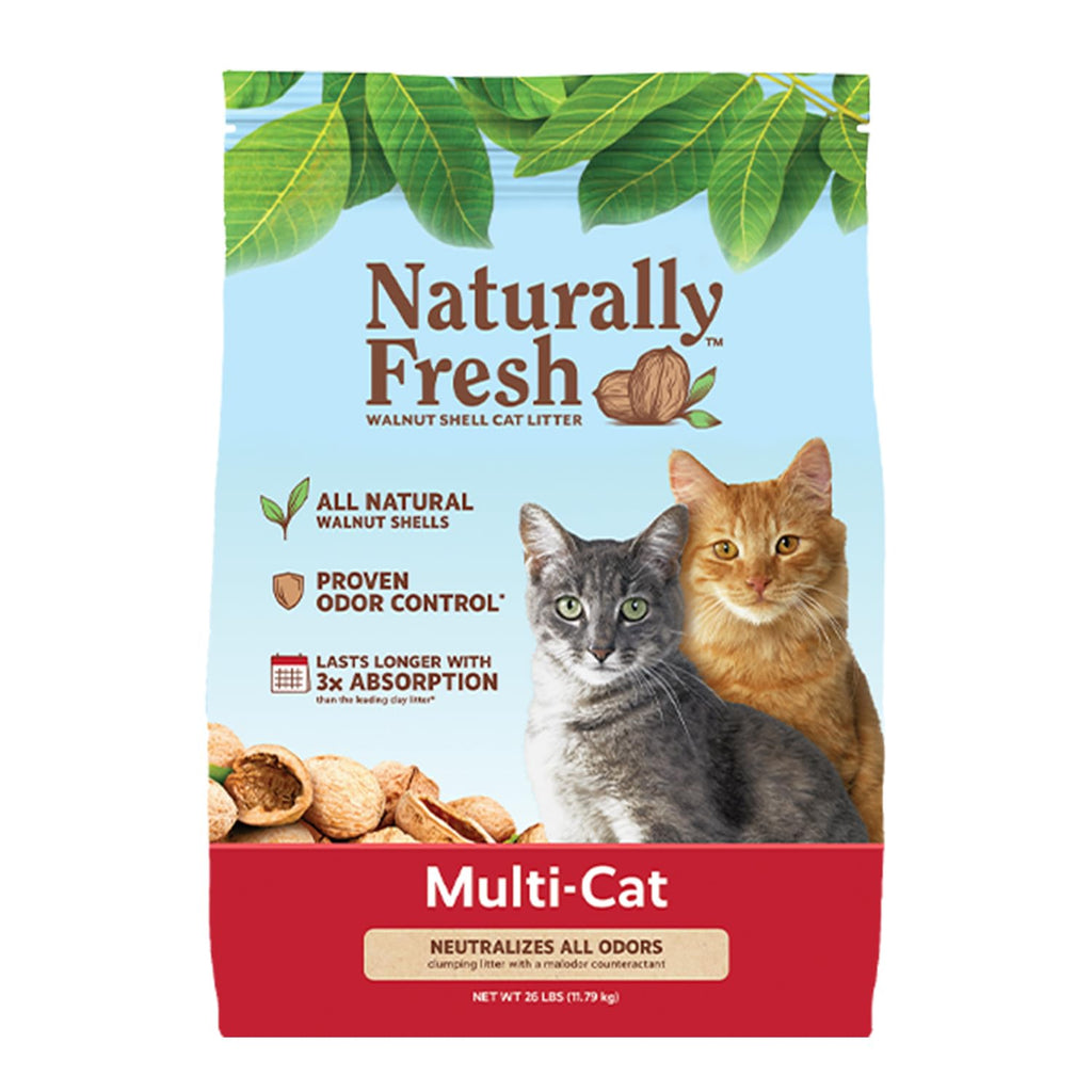Unscented Walnut Shell Cat Litter 26 Lbs R231388