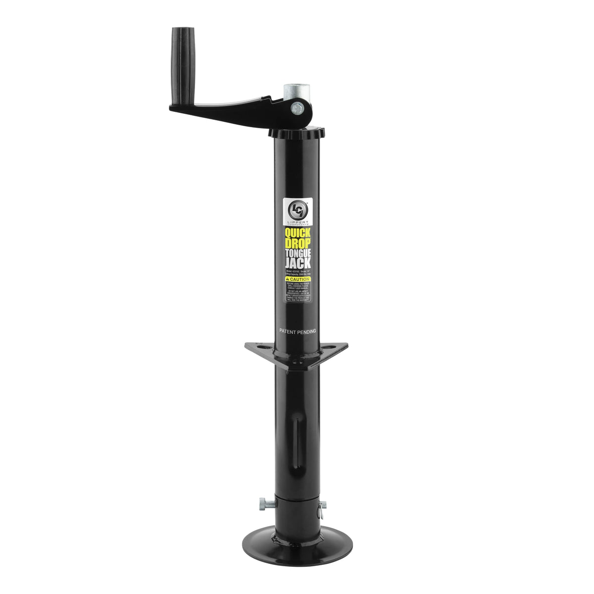Black Tongue Jack for Trailers Q12618