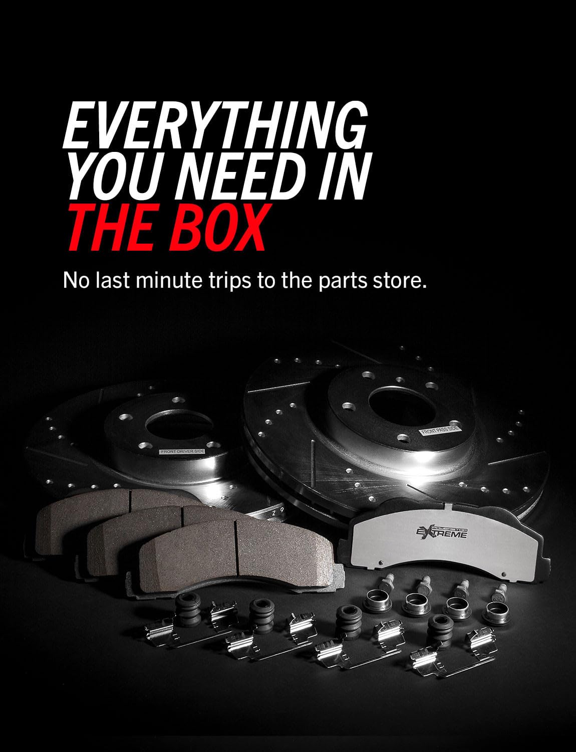 Brake Pad & Rotor Kit Front & Rear D391
