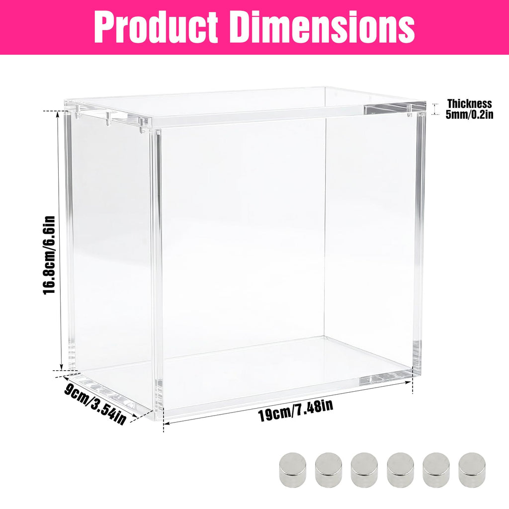 Acrylic Protector Case 8"L x 4"W x 7"H 2pcs G568813