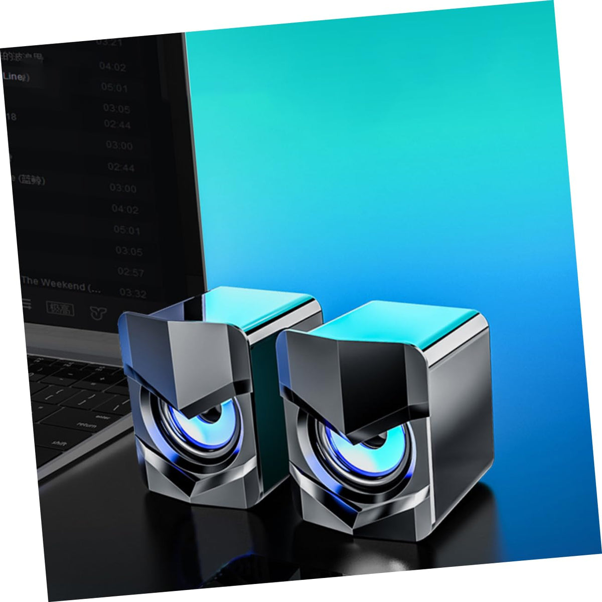 2 Pack Mini Computer Speakers K69272