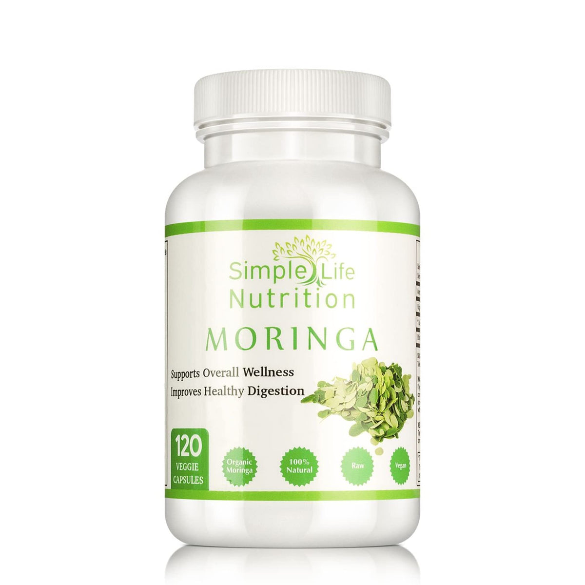 Organic Moringa Powder Capsules U5045