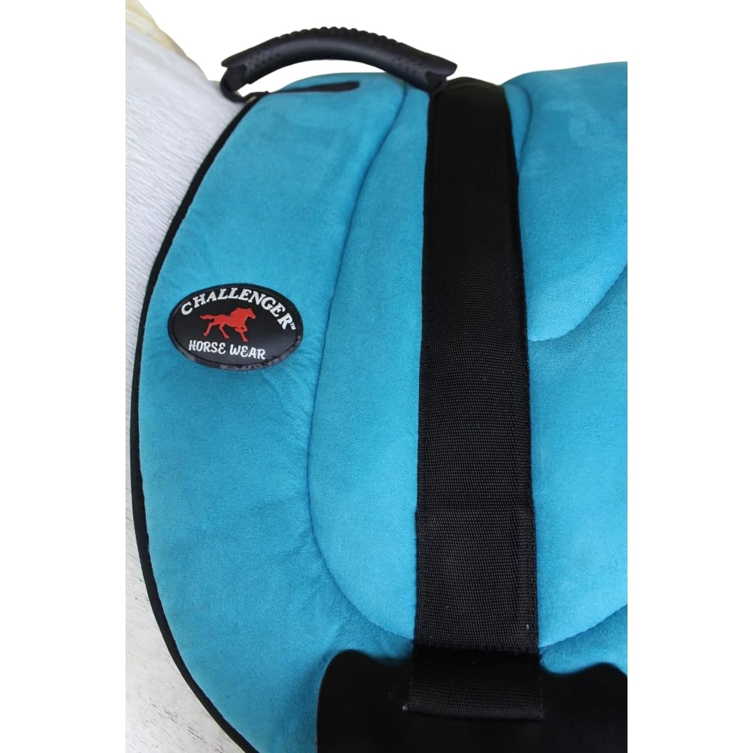 Lightweight Neoprene Padded Bareback Saddle Pad with Stirrups & Cinch U221131