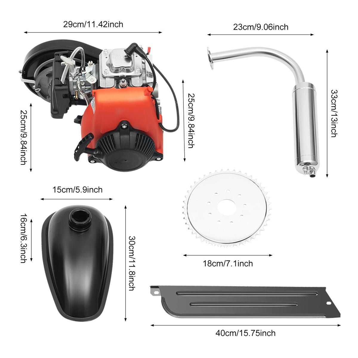 49CC 4-Stroke Bicycle Engine Kit U421
