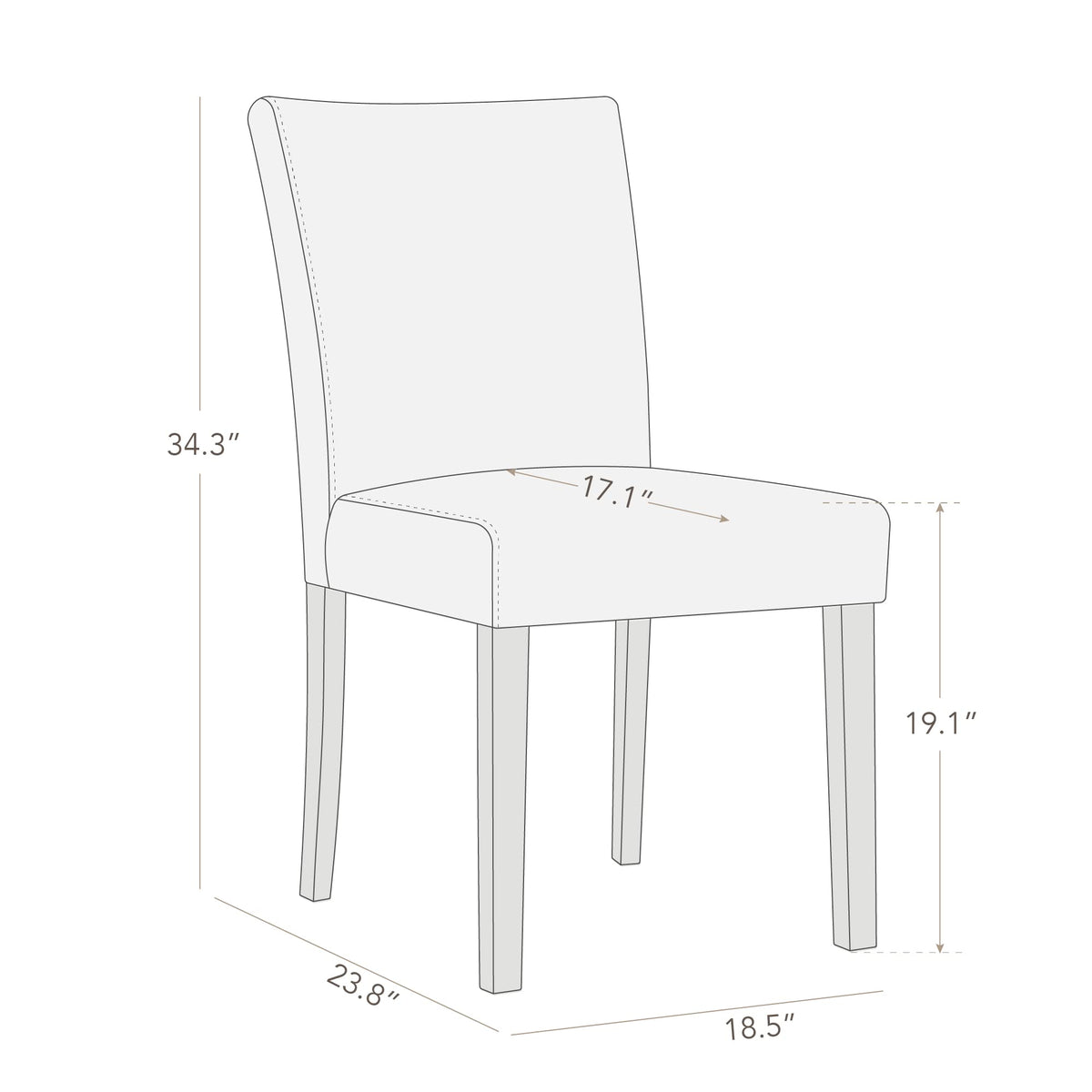 Black Faux Leather Upholstered Dining Chairs Set of 4 M438