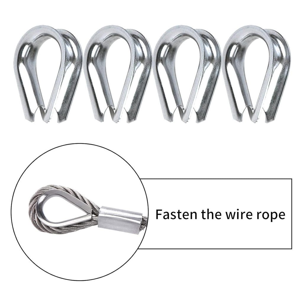 1/8 inch Stainless Steel Wire Rope Kit, 33ft Z25423