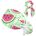 Pink Strawberry Pattern Working Cap with Bow Y352979