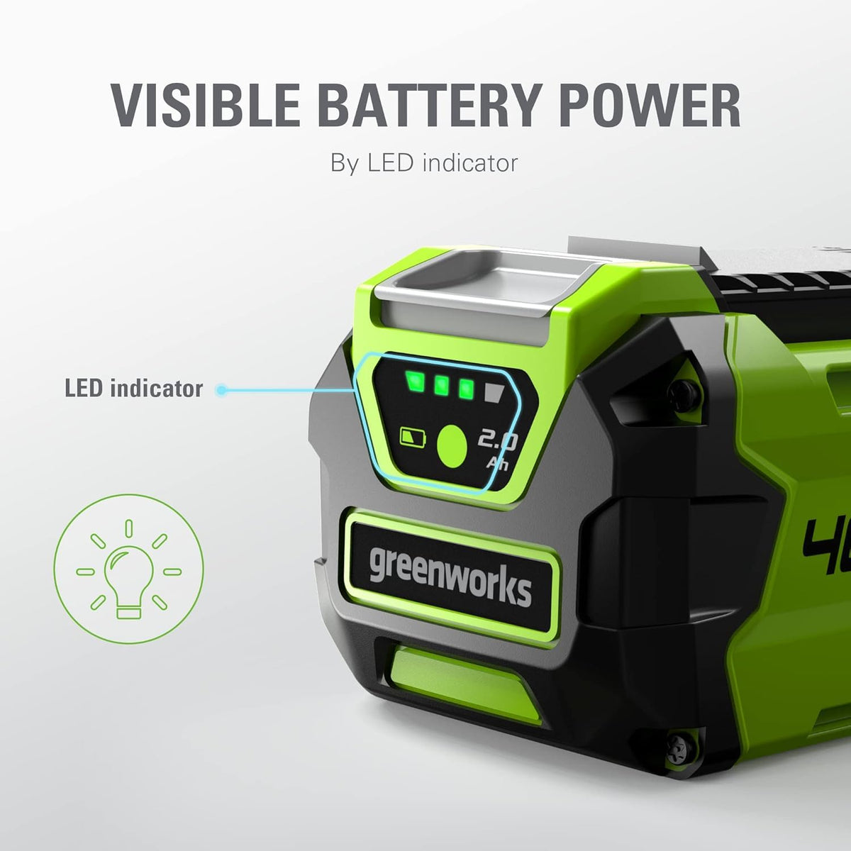 40V 2.0Ah Lithium-Ion Battery and Dual Port Rapid Charger Starter Kit I62845