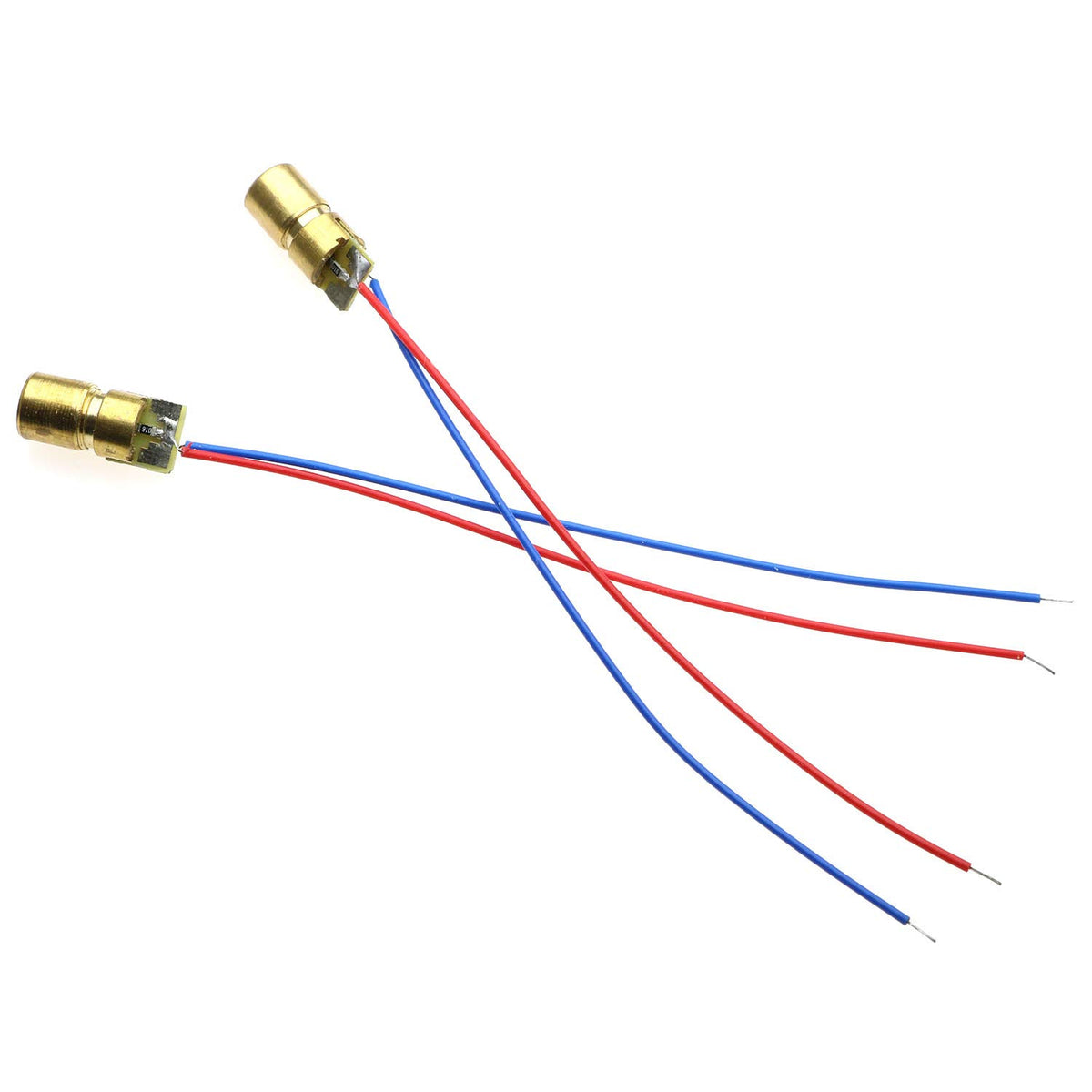 10-Pack 3.3V 650nm Mini Red Laser Dot Diode Module 6mm 5mW I70124