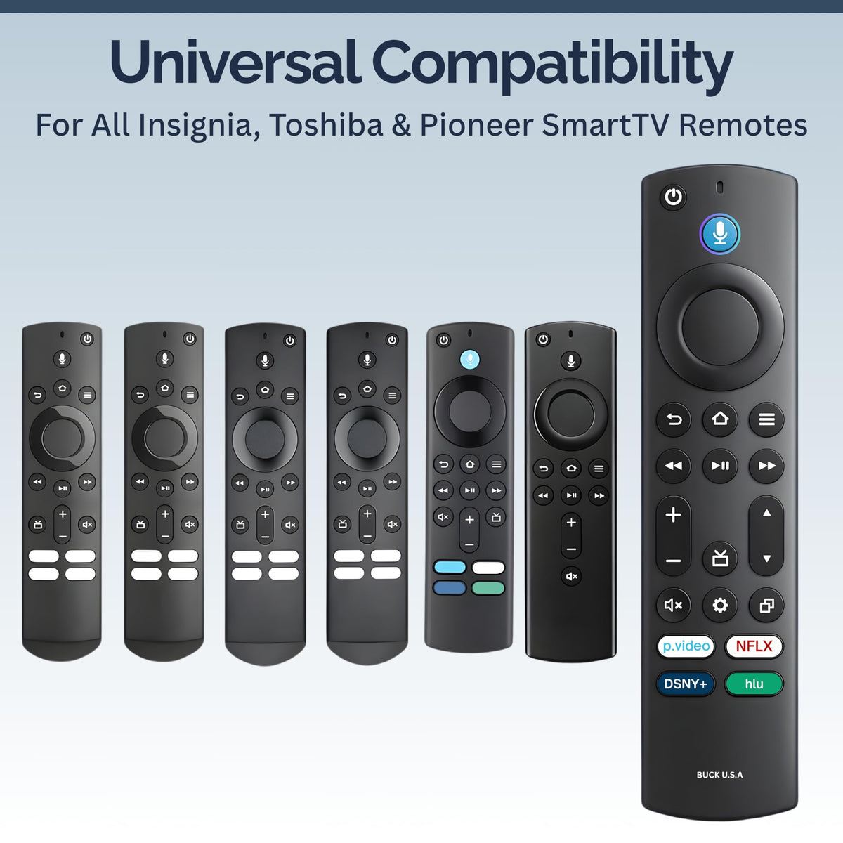 Replacement Voice Remote for Smart TVs, 1 Pack F163772