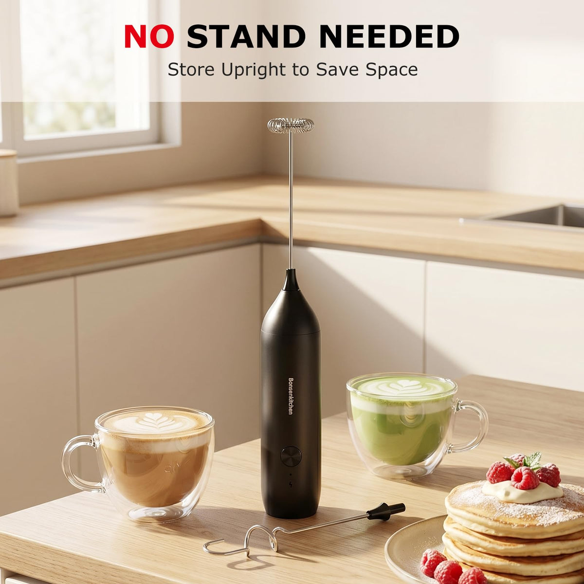 Rechargeable Handheld Milk Frother G641265