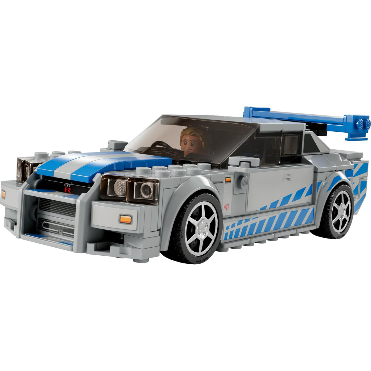 Nissan Skyline GT-R R34 Race Car Toy Building Kit E14126