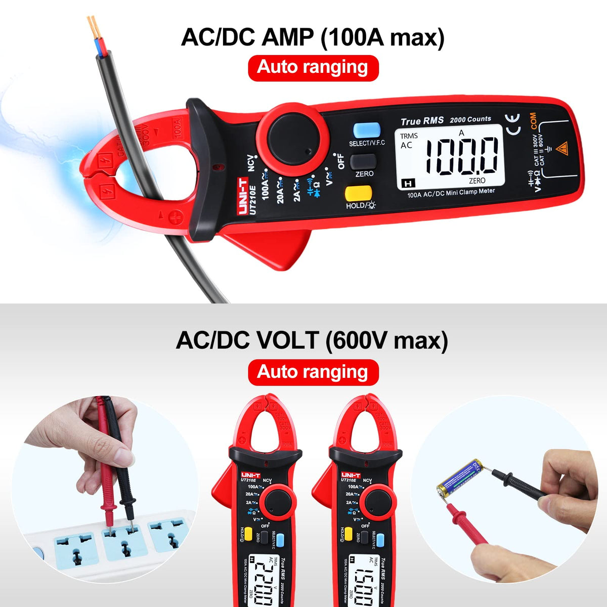 Mini Digital Clamp Meter & Phillips Screwdriver R97742