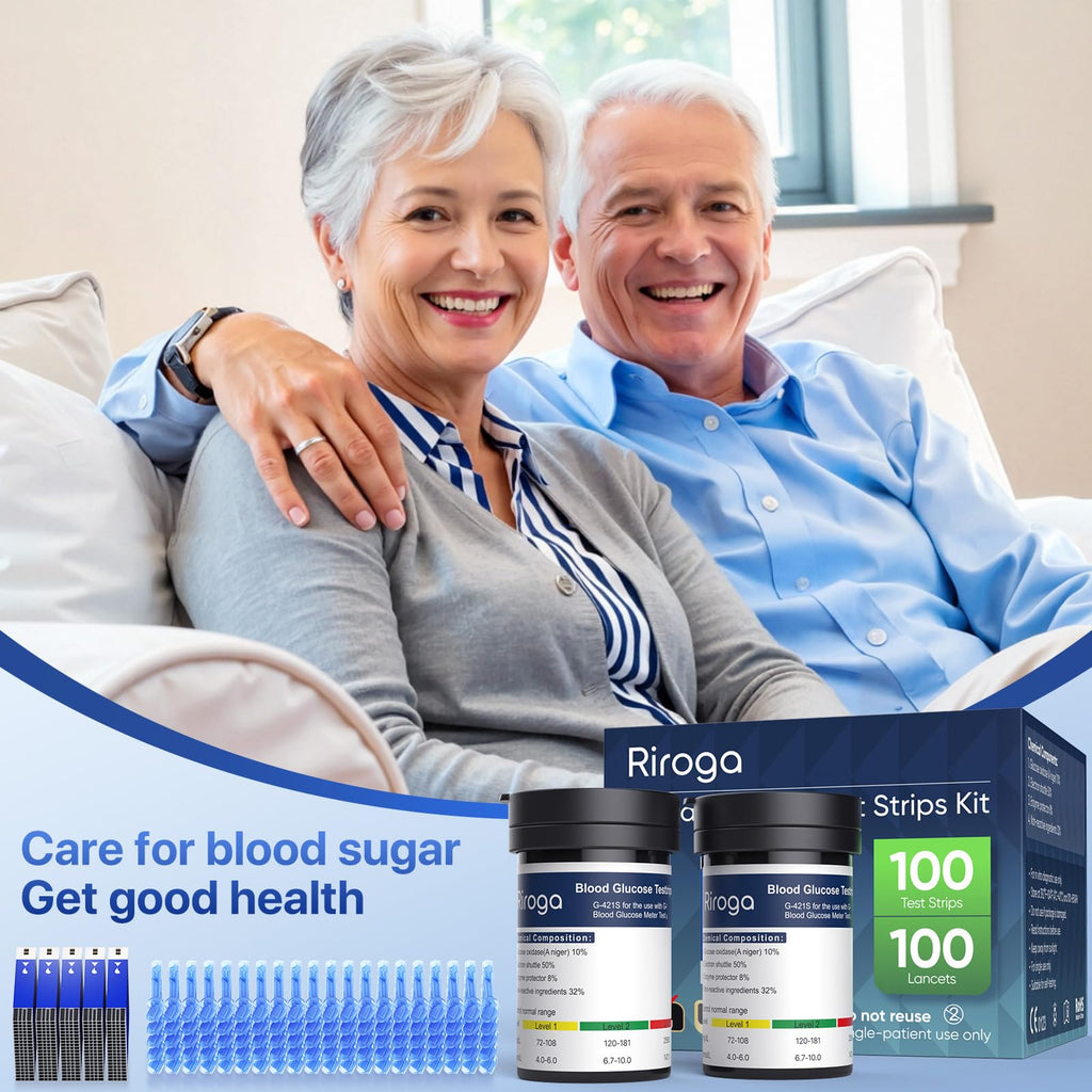 Blood Glucose Test Strips 100ct & Lancets 100ct E693