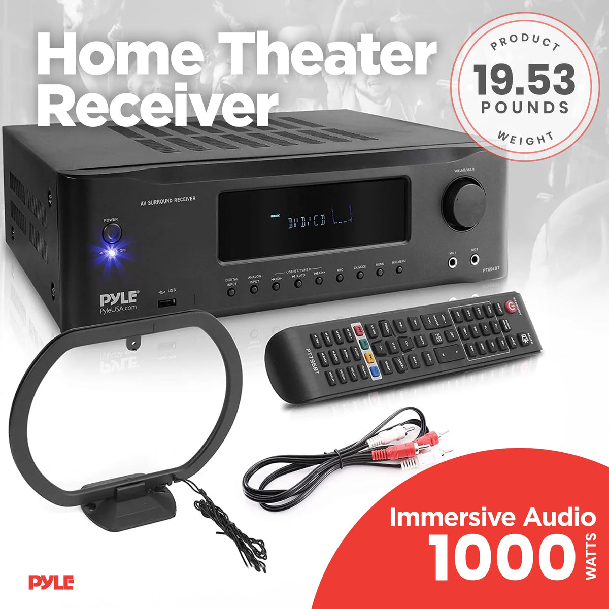 7.1-Channel Bluetooth Stereo Amplifier X965