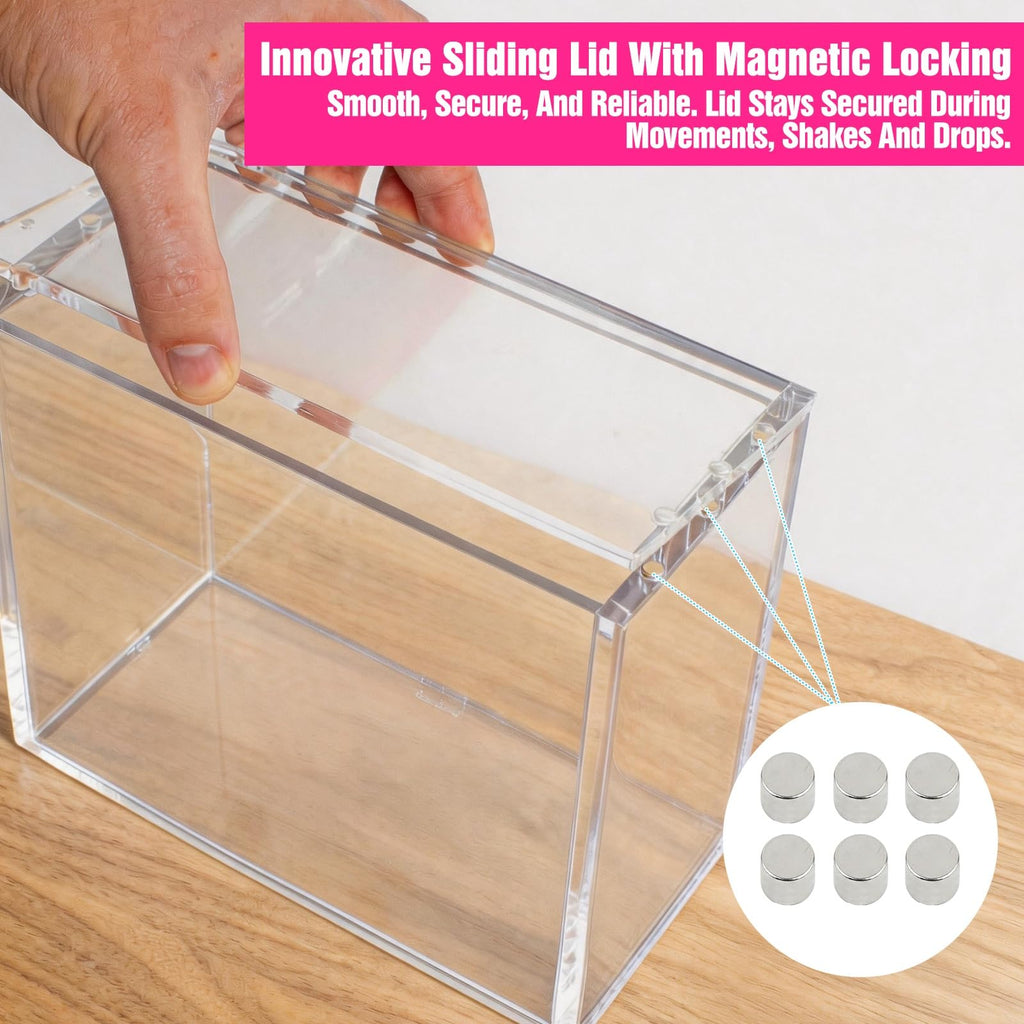 Acrylic Protector Case 8"L x 4"W x 7"H 2pcs G568813