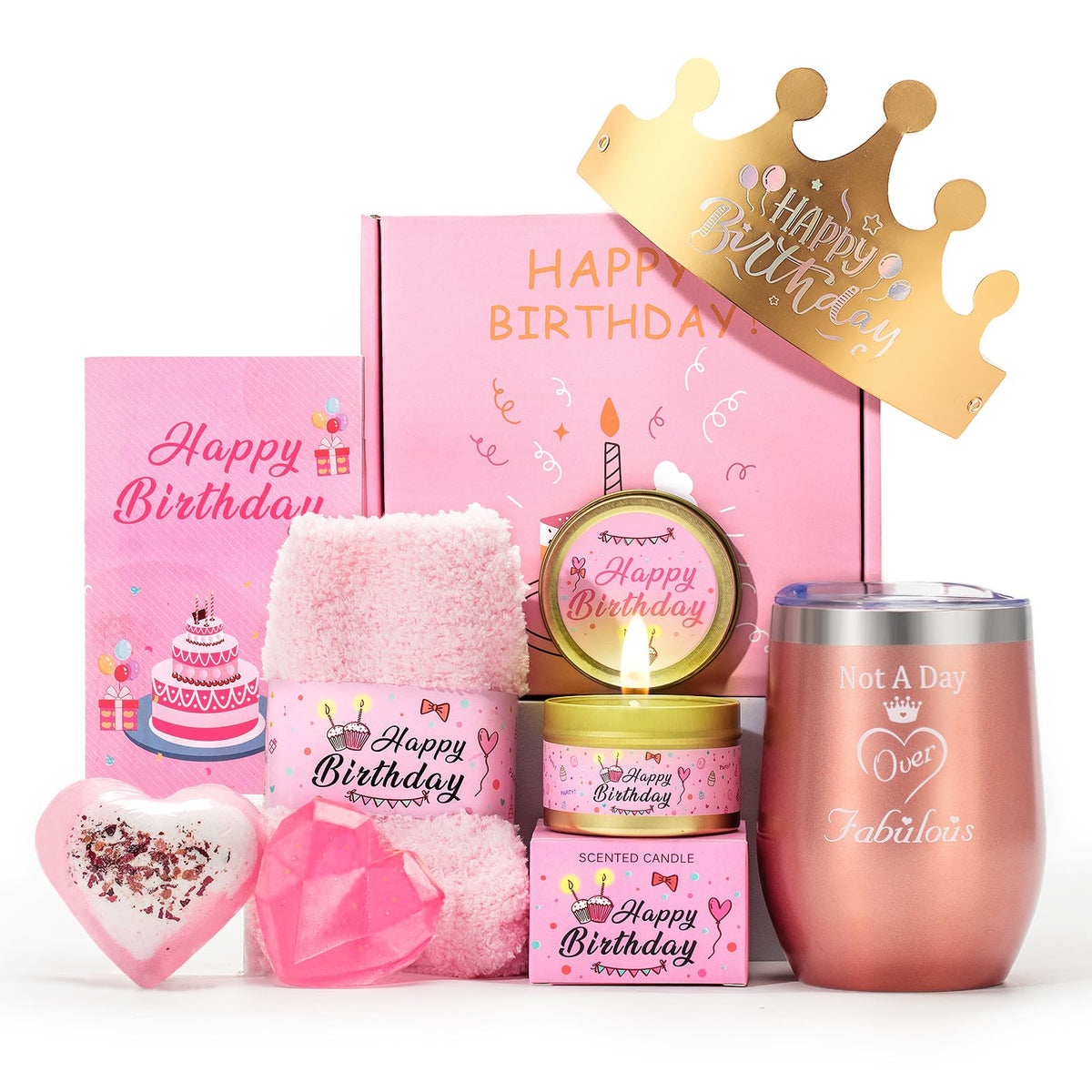 Pink Gift Basket D27542