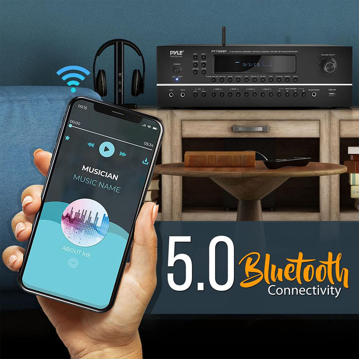 7.1-Channel Bluetooth Stereo Amplifier X965