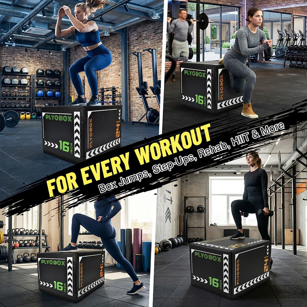 3-in-1 Plyometric Jump Box F630