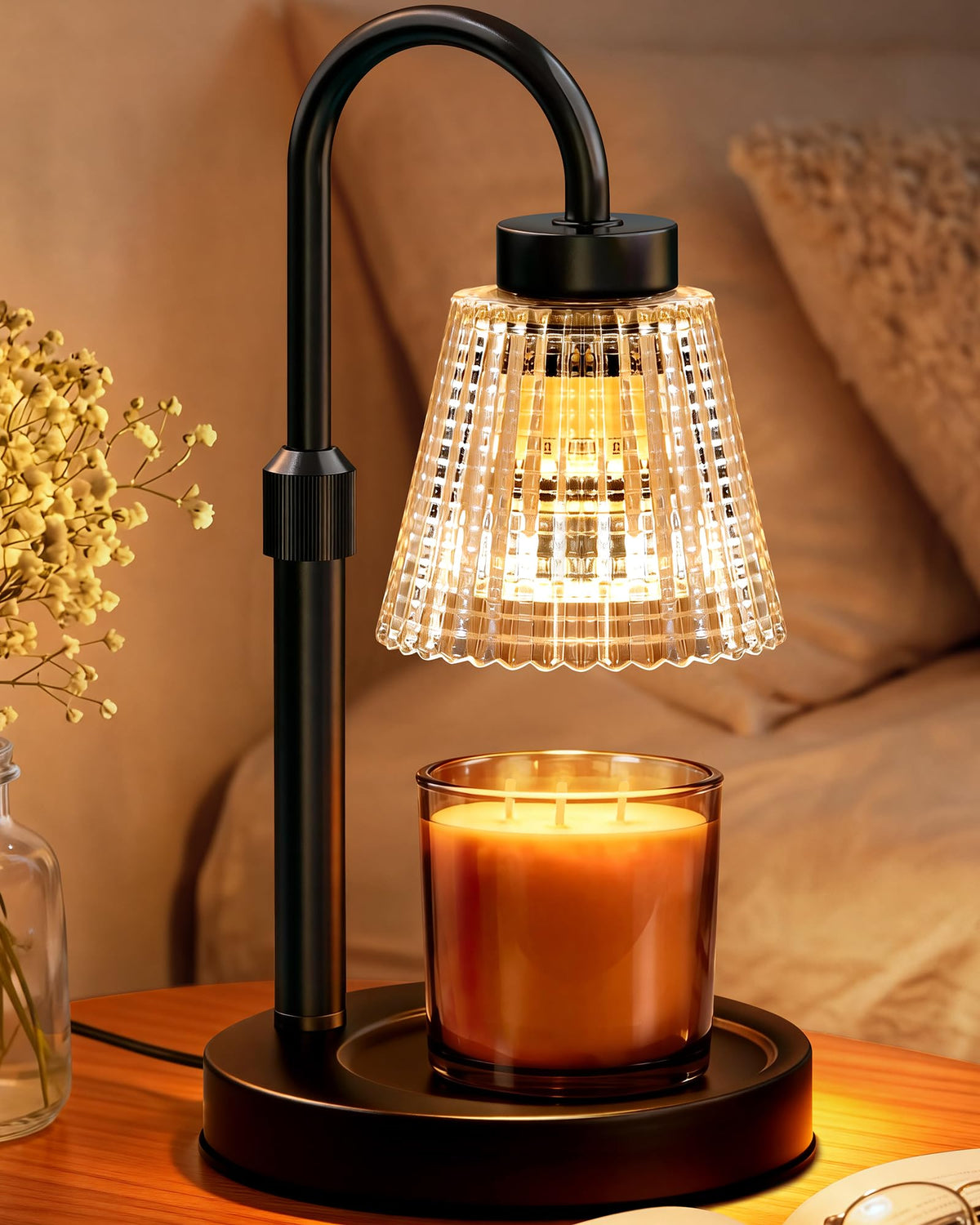 Candle Warmer Lamp with Timer and Dimmer Y710723