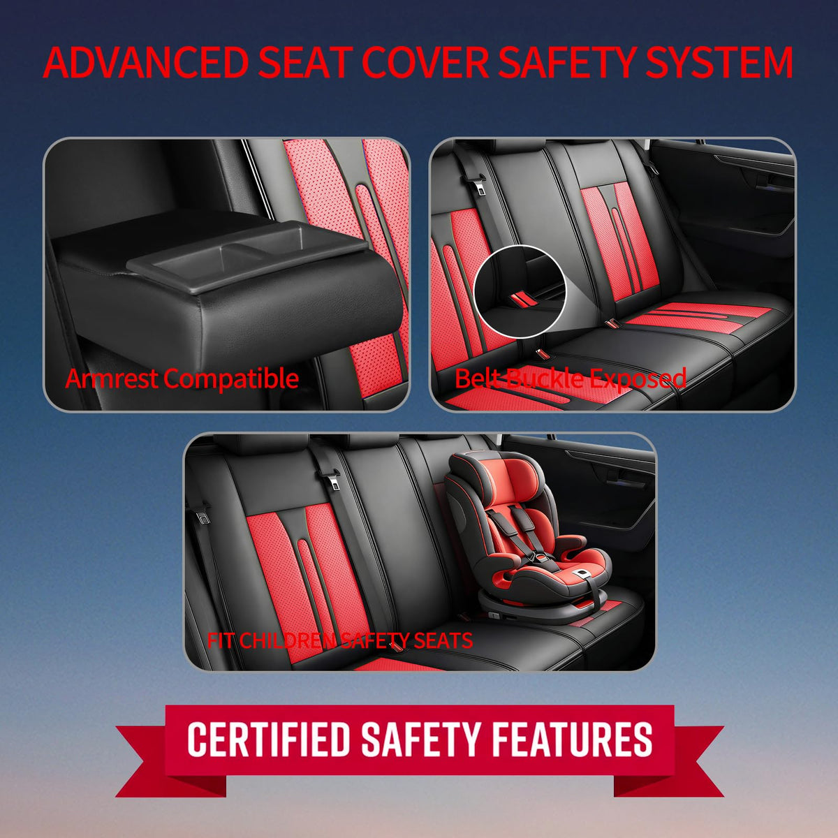 Car Seat Covers Full Set 5 Seat K967