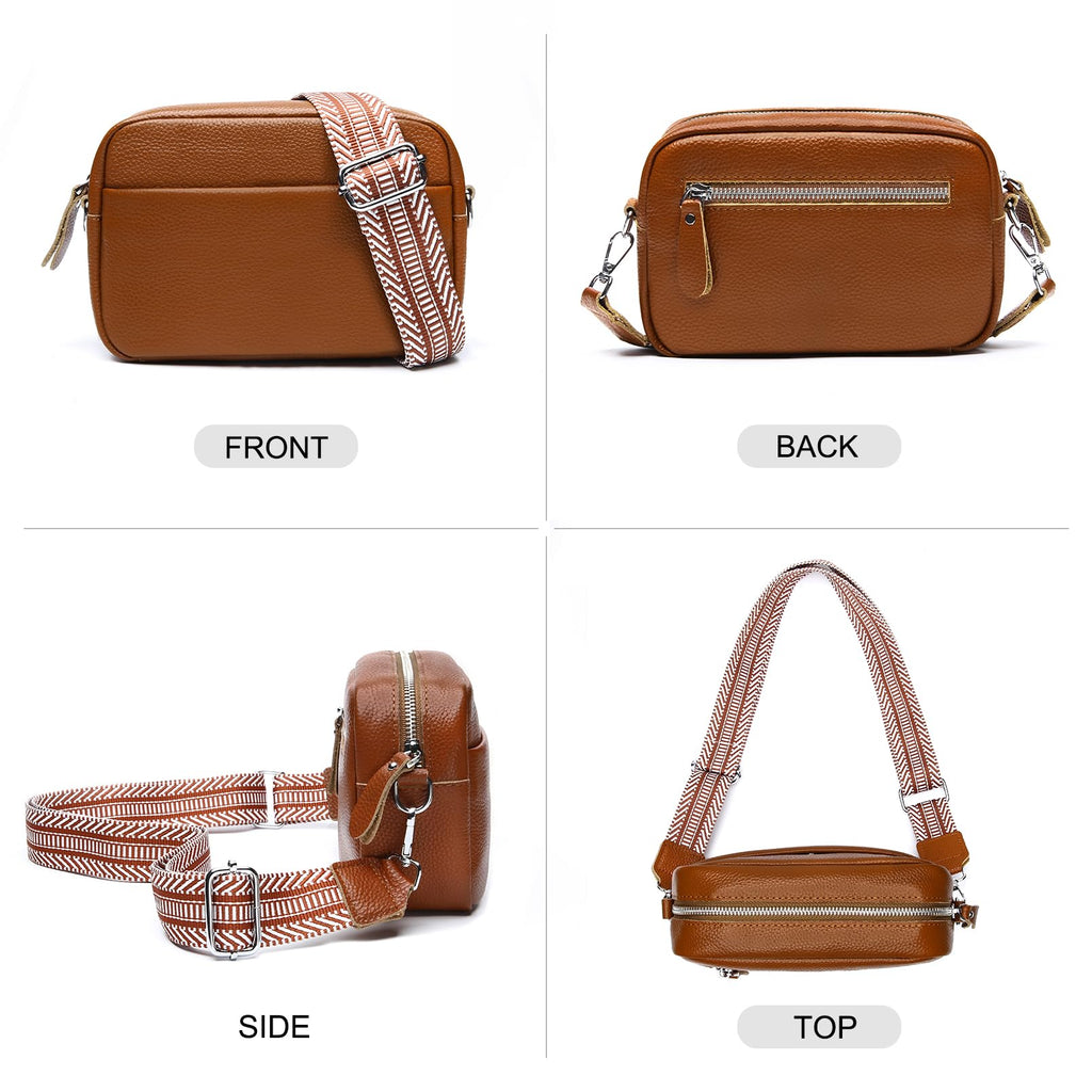 Small Leather Crossbody Bag R118