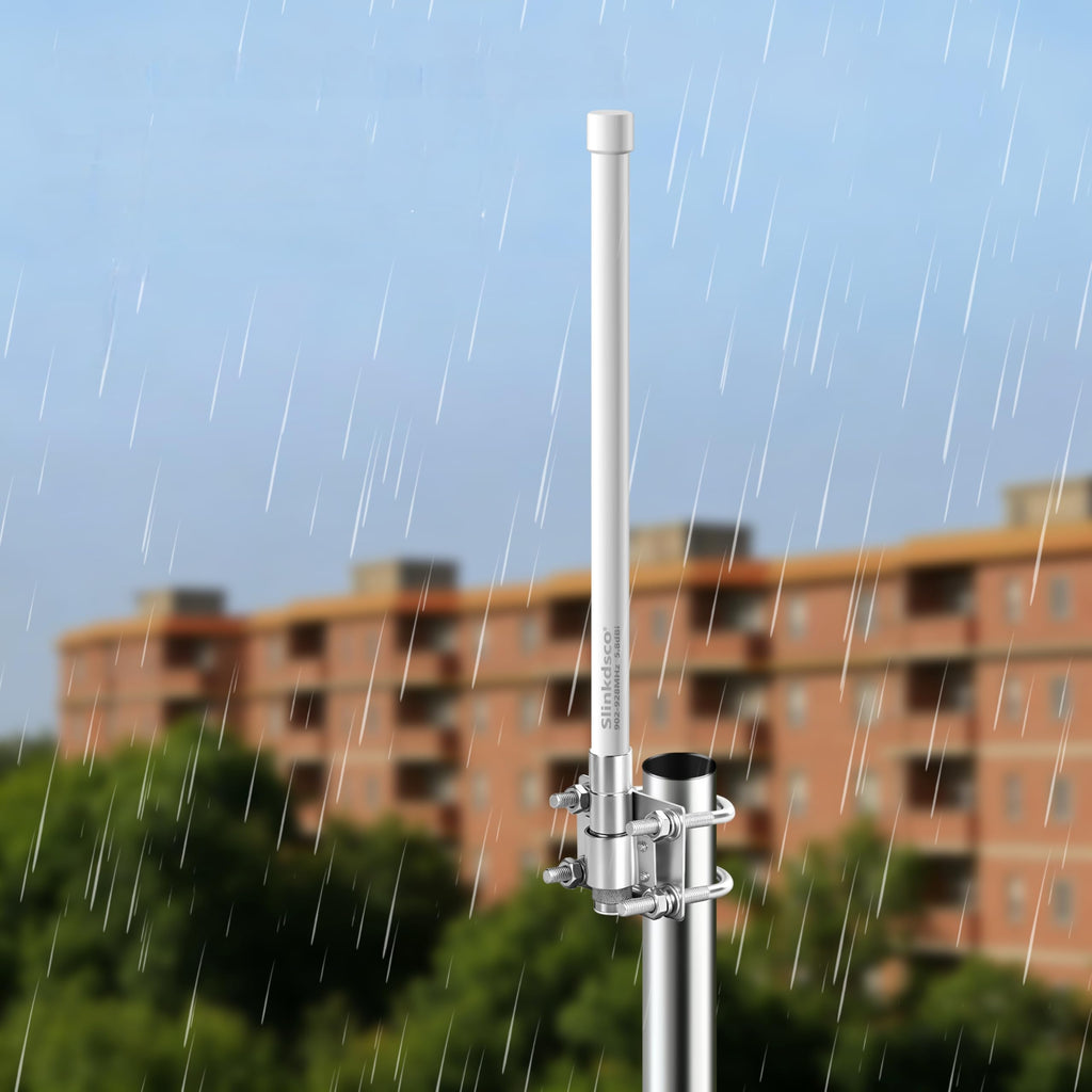 Waterproof 5.8dBi 915MHz Fiberglass Antenna with 20Ft Extension Cable E70605