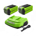 40V 2.0Ah Lithium-Ion Battery and Dual Port Rapid Charger Starter Kit I62845