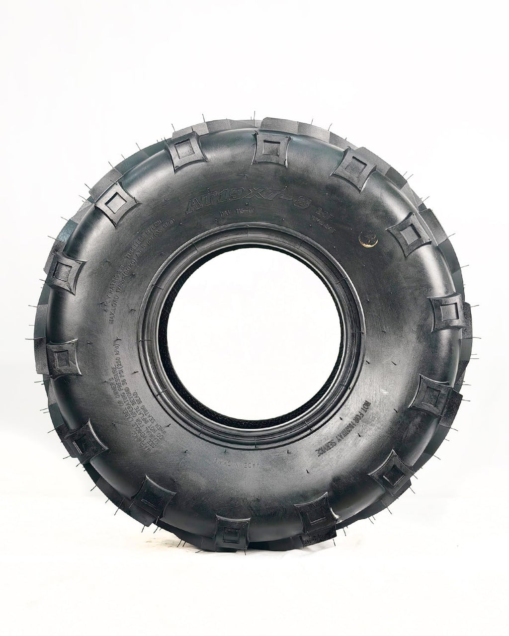 Set of 2 19x7-8 Tubeless ATV Tires F102597