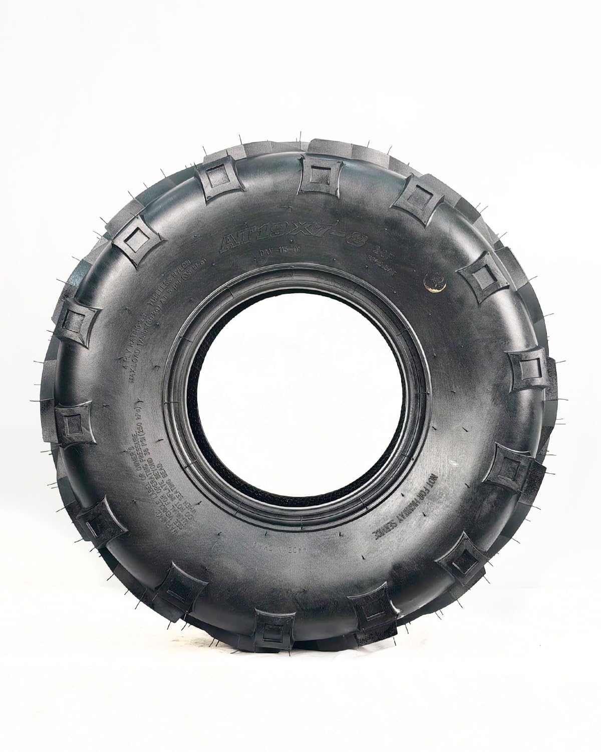 Set of 2 19x7-8 Tubeless ATV Tires F102597