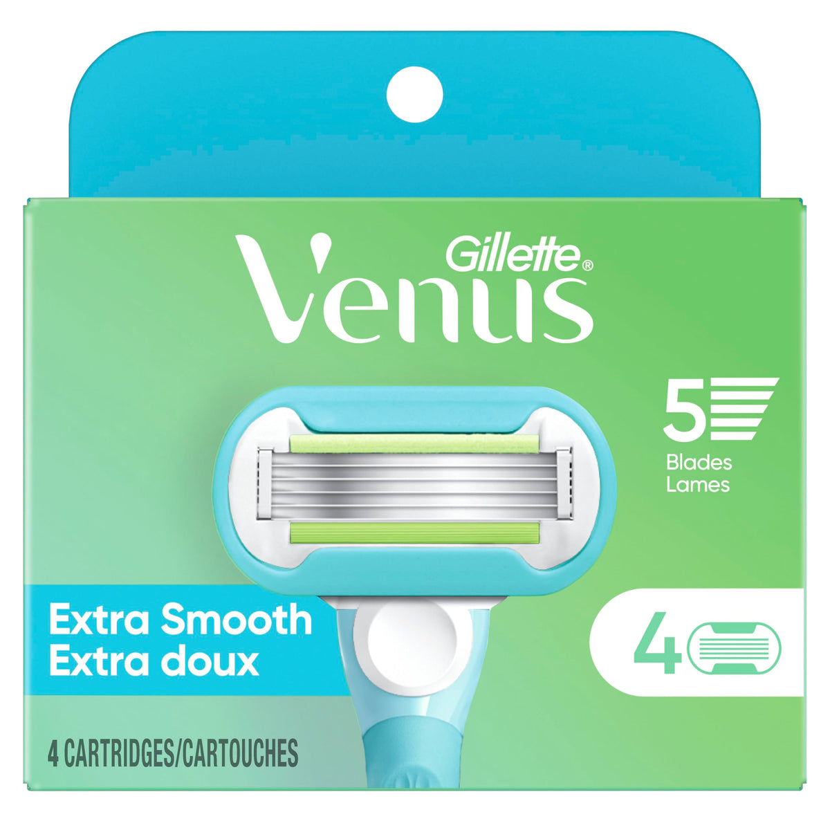 4 Count Womens Razor Blade Refills T4115