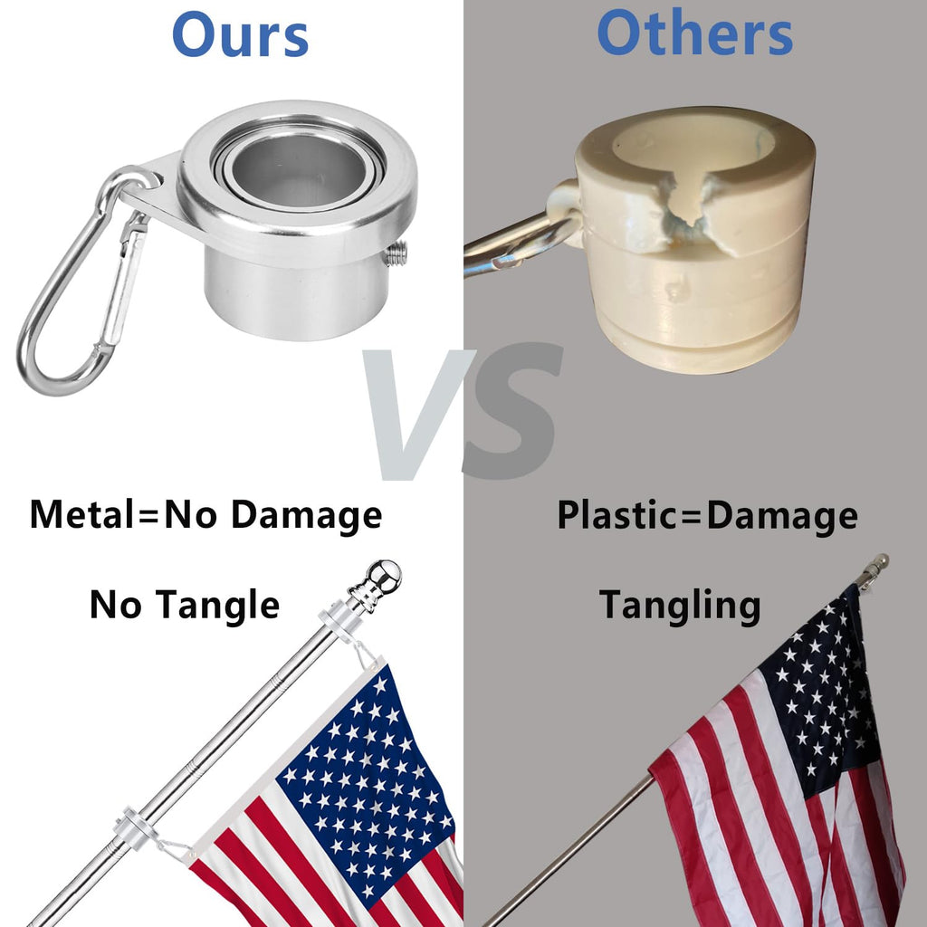 2 Pack 6 ft 1 inch Flag Poles V264694