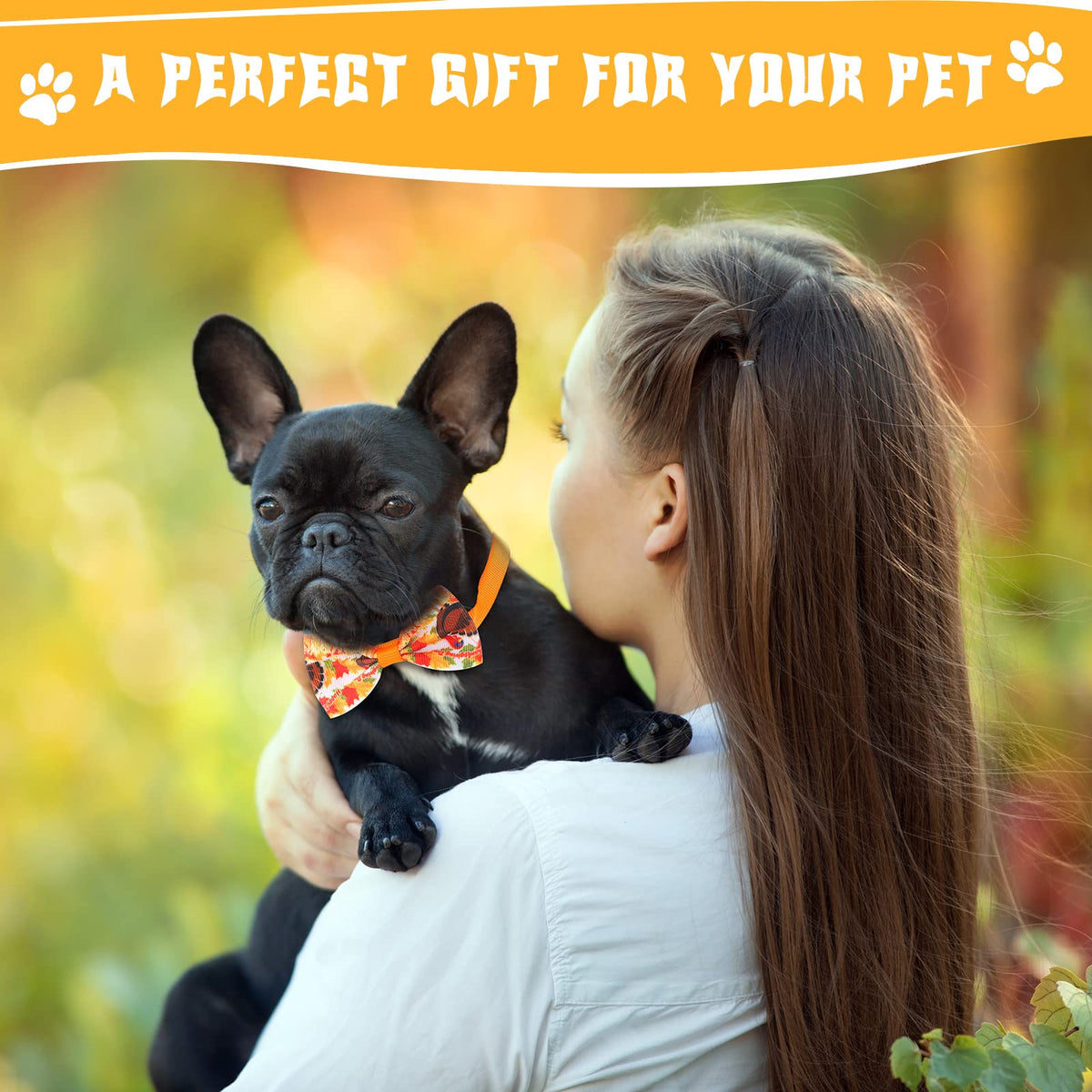 100 Pack Dog Bow Tie Collar Set O5215
