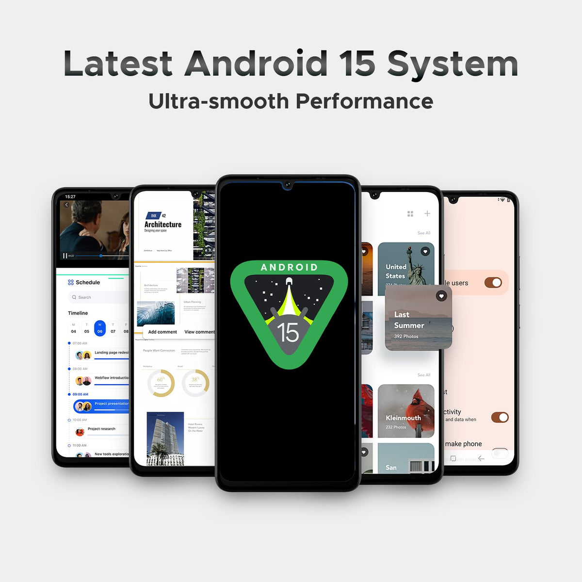 5G Unlocked Android Smartphone 32GB+128GB 6.75" 120Hz Dual SIM 6250mAh B806978