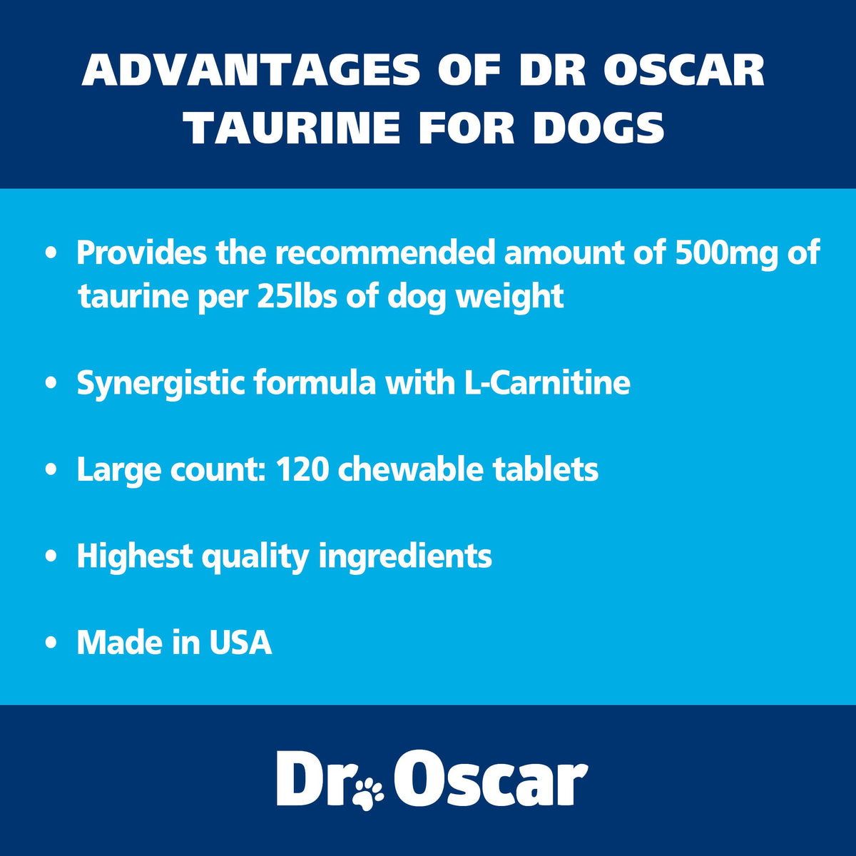 Taurine Supplement for Dogs 120ct G473375