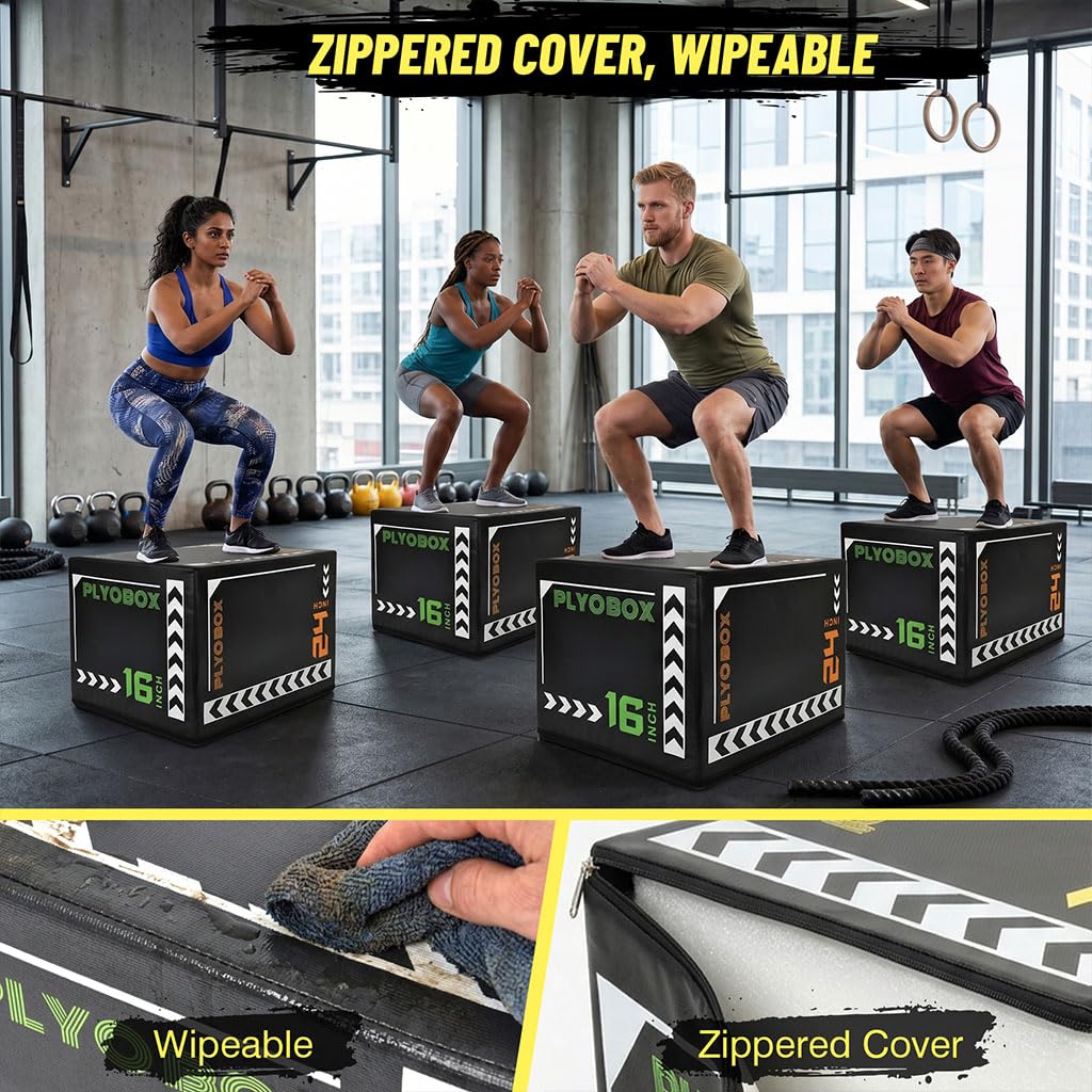 3-in-1 Plyometric Jump Box F630