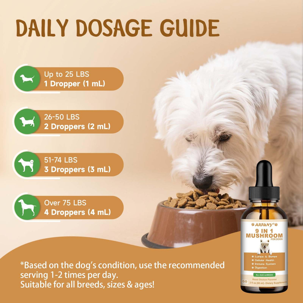 9 in 1 Mushroom for Dogs F547972