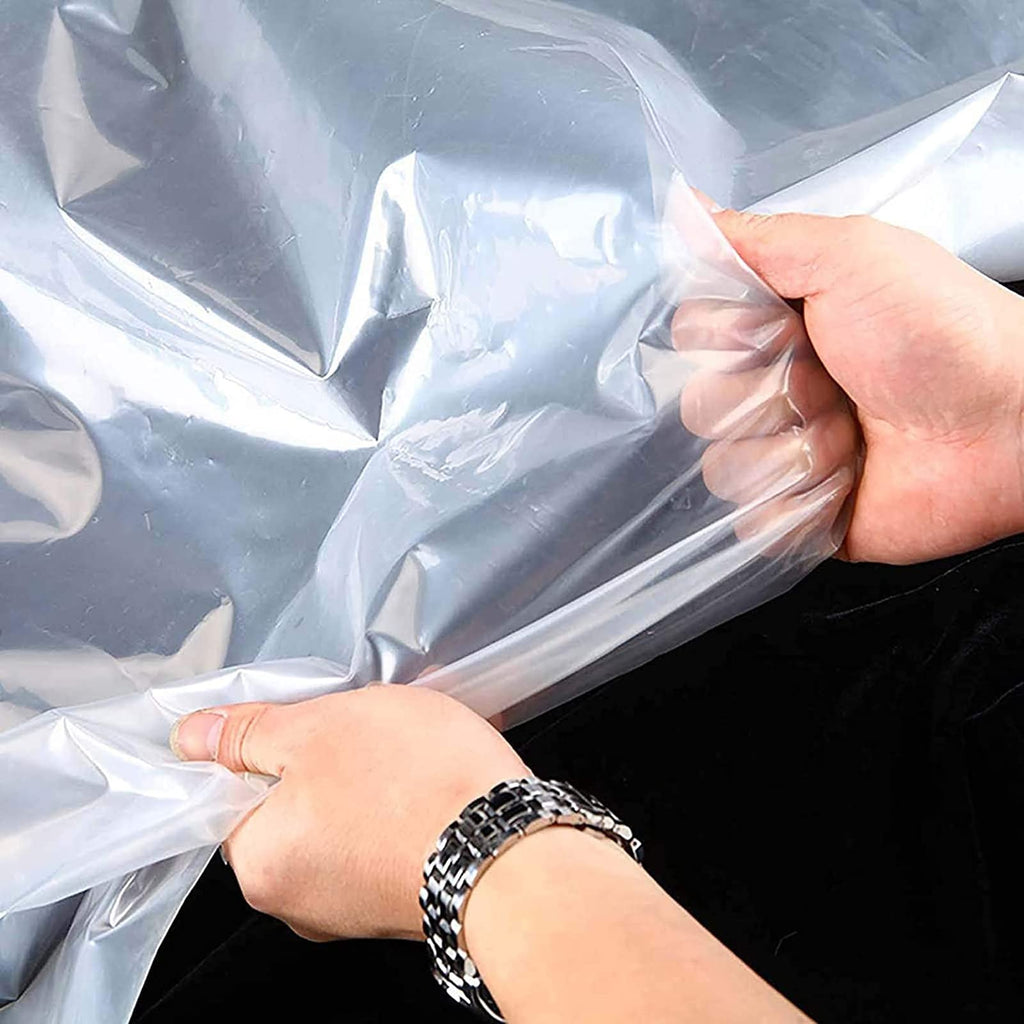 Heavy Duty Waterproof Clear 3x3ft Poly Tarp with Grommets Y3058