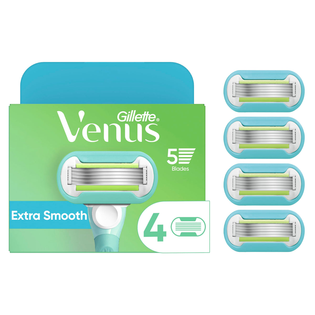 4 Count Womens Razor Blade Refills T4115