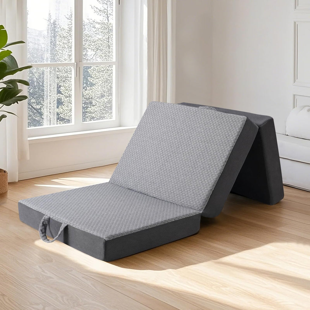 Tri Folding Memory Foam Mattress with Washable Cover B270