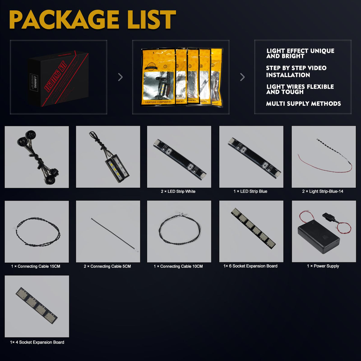LED Light Kit for Building Set P50747