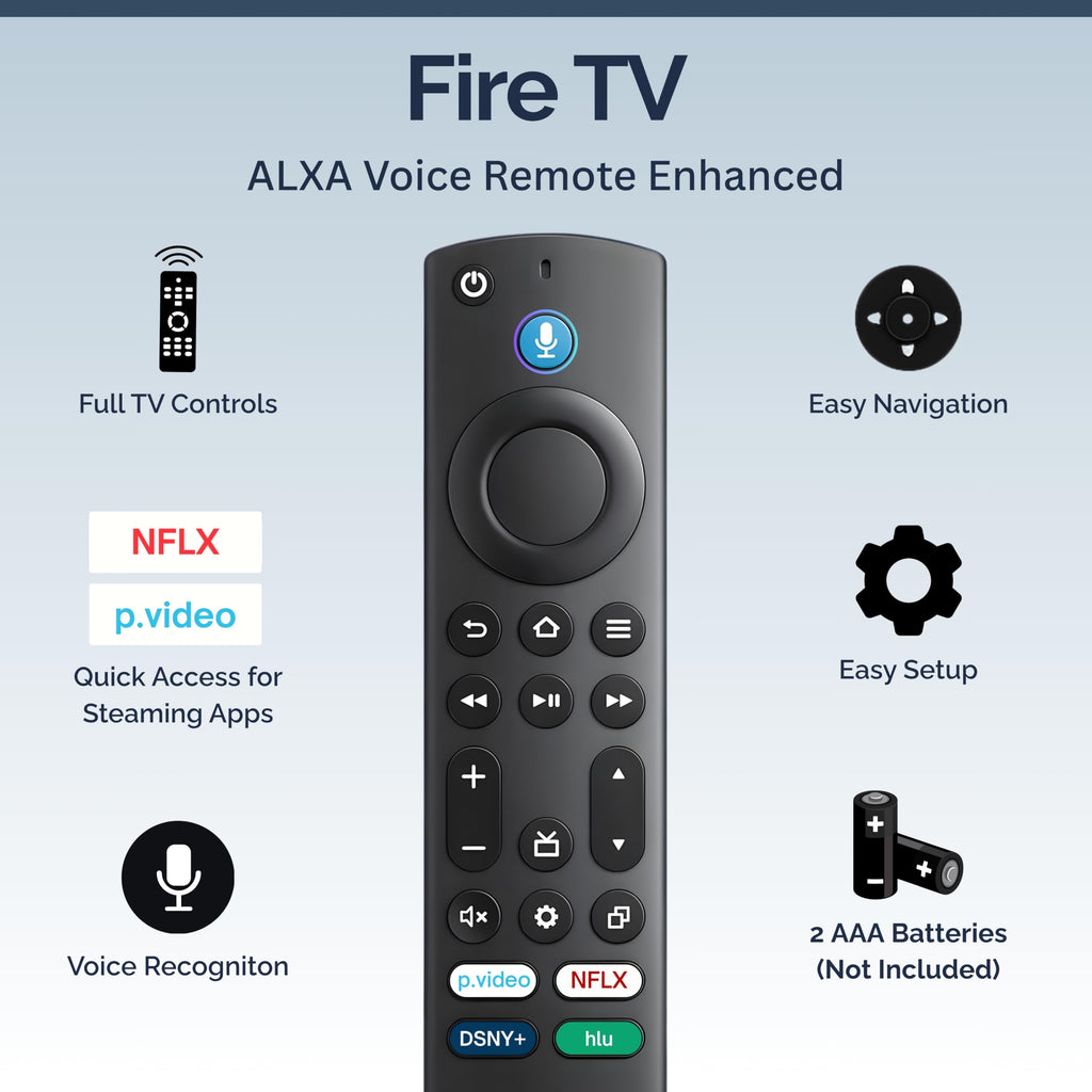 Replacement Voice Remote for Smart TVs, 1 Pack F163772