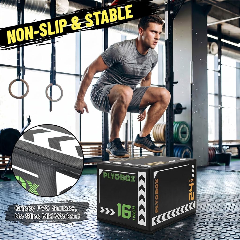 3-in-1 Plyometric Jump Box F630
