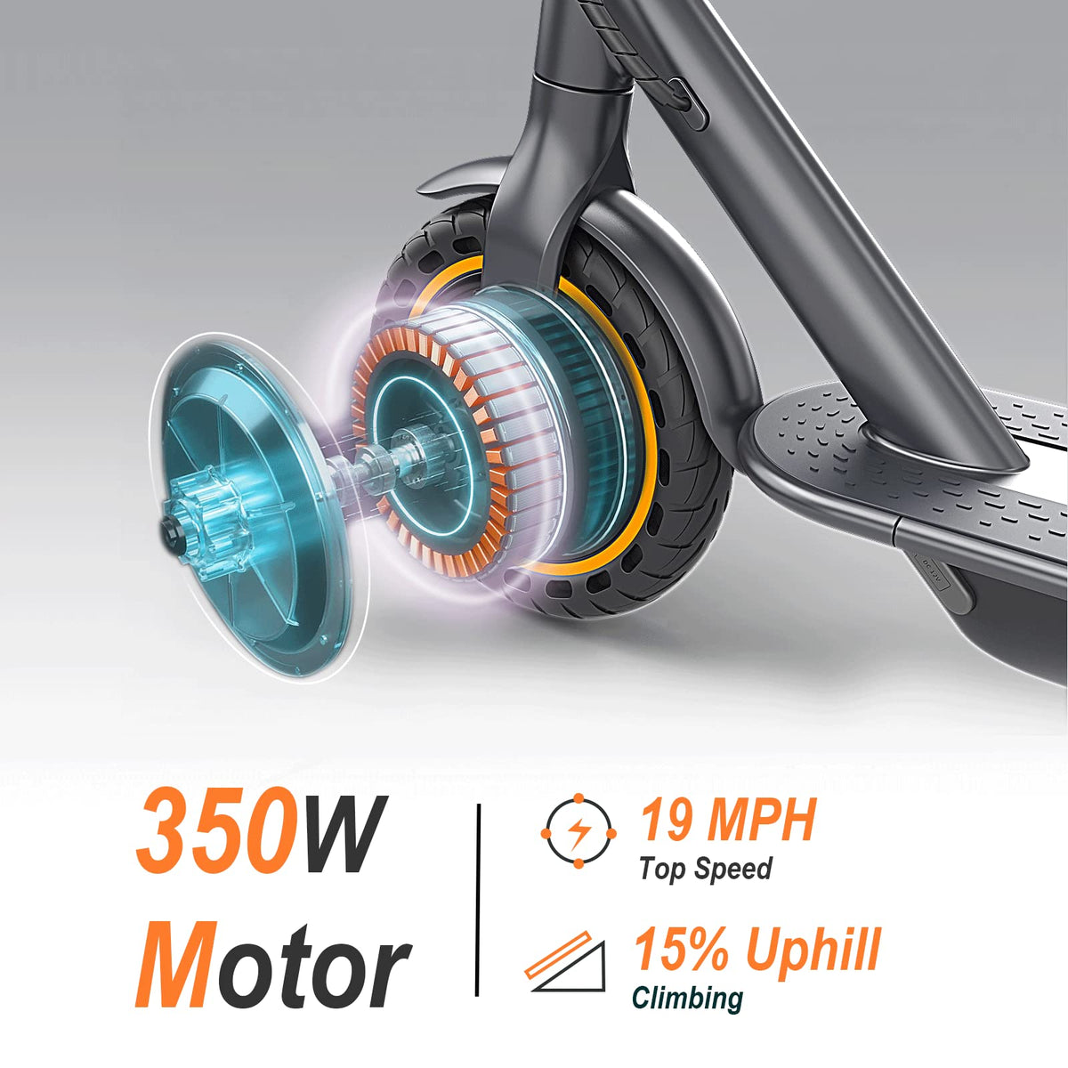 Electric Scooter with Dual Suspension U8988